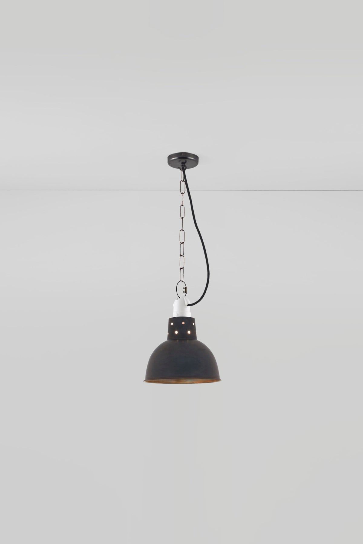 Spun Reflector with Cord Grip Lampholder
