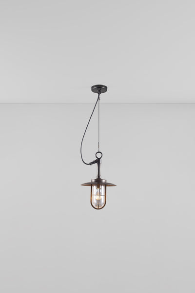 Ship's Well Glass Pendant with Visor
